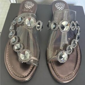 Vince Camuto Women's Sandals with Silver Embellishments